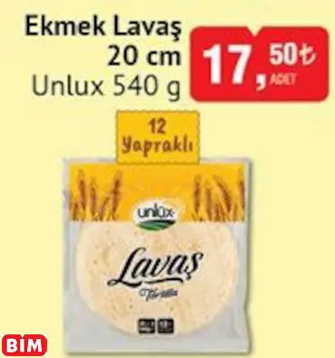 UNLUX EKMEK LAVAŞ UNLUX EKMEK LAVAŞ